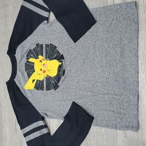 Pikachu Long Sleeves T-shirt sz 12-14